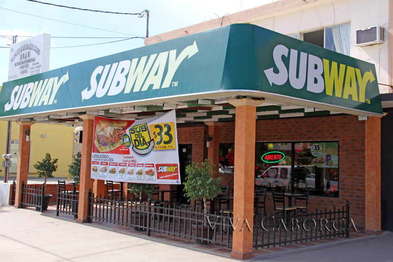 subway shop in caborca
